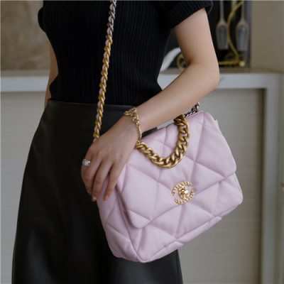 [블링블링]Chanel 2021 Women's Leather Shoulder Bag,30cm,CHAB1699 - 샤넬 2021 여성용 레더 숄더백,30cm,핑크