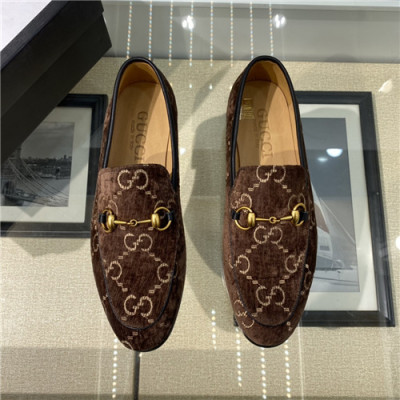 Gucci 2021 Men's Leather Loafer,GUCS1484 - 구찌 2021 남성용 레더 로퍼,Size(240-270),브라운