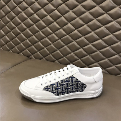 Burberry 2021 Men's Leather Sneakers,BURS0176 - 버버리 2021 남성용 레더 스니커즈,Size(240-270),화이트