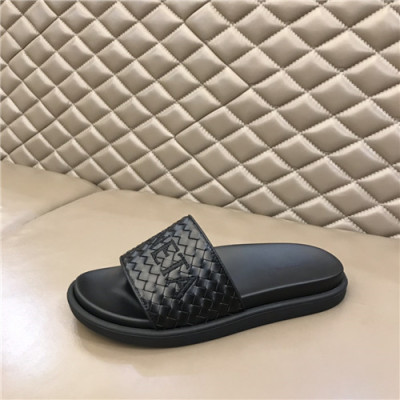 Bottega Veneta 2021 Men's Leather Slipper,BVS0384 - 보테가베네타 2021 남성용 레더 슬리퍼,Size(240-270),블랙