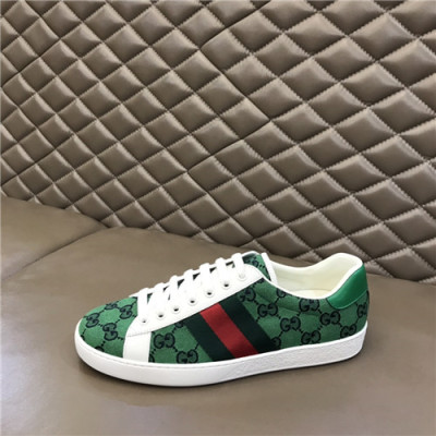 Gucci 2021 Men's Canvas Sneakers,GUCS1519 - 구찌 2021 남성용 캔버스 스니커즈,Size(240-270),그린