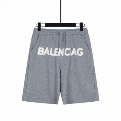 Balenciaga  Mens Logo Training Half Pants Gray - 발렌시아가 2021 남성 로고 트레이닝 반바지 Bal01053x Size(xs - l) 그레이