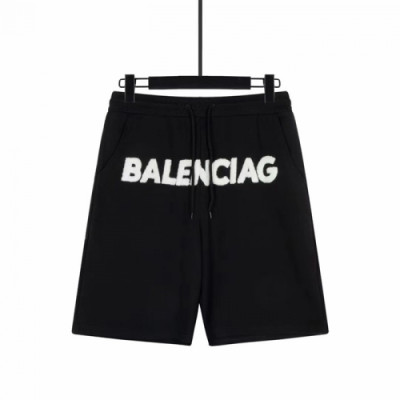 Balenciaga  Mens Logo Training Half Pants Black - 발렌시아가 2021 남성 로고 트레이닝 반바지 Bal01054x Size(xs - l) 블랙