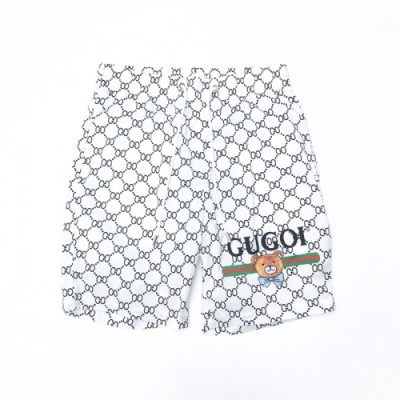 Gucci  Mens Initial Logo Vintage Casual Half Pants White - 구찌 2021 남성 이니셜 로고 빈티지 캐쥬얼 반바지 Guc03748x Size(m - 3xl) 화이트