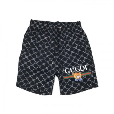 Gucci  Mens Initial Logo Vintage Casual Half Pants Black - 구찌 2021 남성 이니셜 로고 빈티지 캐쥬얼 반바지 Guc03749x Size(m - 3xl) 블랙