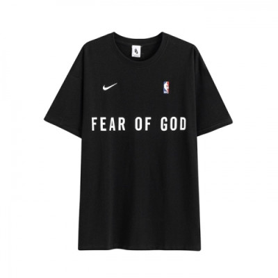 Fear of god  Mm/Wm Minimal Cotton Short Sleeved Tshirts Black - 피어오브갓 2021 남/녀 미니멀 코튼 반팔티 Fea0296x Size(s - l) 블랙
