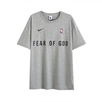 Fear of god  Mm/Wm Minimal Cotton Short Sleeved Tshirts Gray - 피어오브갓 2021 남/녀 미니멀 코튼 반팔티 Fea0297x Size(s - l) 그레이