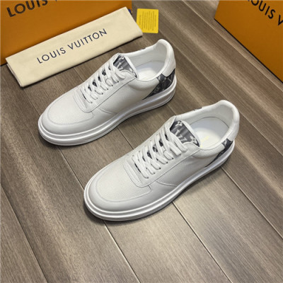 Louis Vuitton 2021 Men's Leather Sneakers,LOUS2069 - 루이비통 2021 남성용 레더 스니커즈,Size(240-270).,화이트