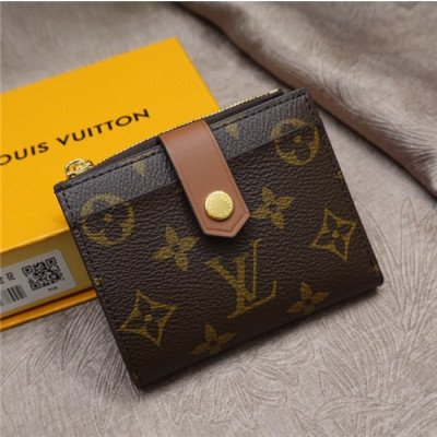 Louis Vuitton 2021 Men's Leather Wallet,11cm,M60451,LOUWT0502 - 루이비통 2021 남성용 레더 반지갑,11cm,브라운