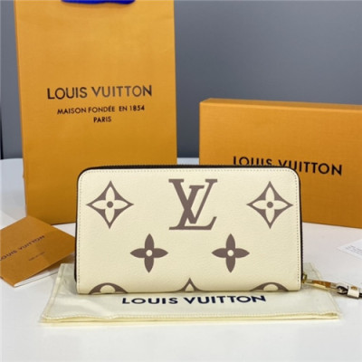 Louis Vuitton 2021 Women's Leather Wallet,19cm,M80116,LOUWT0506 - 루이비통 2021 여성용 레더 장지갑,19cm,베이지