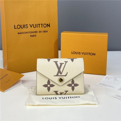 Louis Vuitton 2021 Women's Leather Wallet,12cm,M80086,LOUWT0507 - 루이비통 2021 여성용 레더 반지갑,12cm,베이지