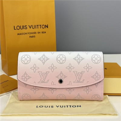 Louis Vuitton 2021 Women's Leather Wallet,19cm,M60143,LOUWT0511 - 루이비통 2021 여성용 레더 장지갑,19cm,핑크