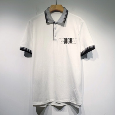 Dior  Mm/Wm Casual Crew-neck Short Sleeved Tshirts White - 디올 2021 남/녀 캐쥬얼 크루넥 반팔티 Dio01254x Size(s - 2xl) 화이트