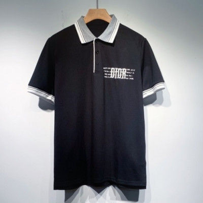 Dior  Mm/Wm Casual Crew-neck Short Sleeved Tshirts Black - 디올 2021 남/녀 캐쥬얼 크루넥 반팔티 Dio01255x Size(s - 2xl) 블랙