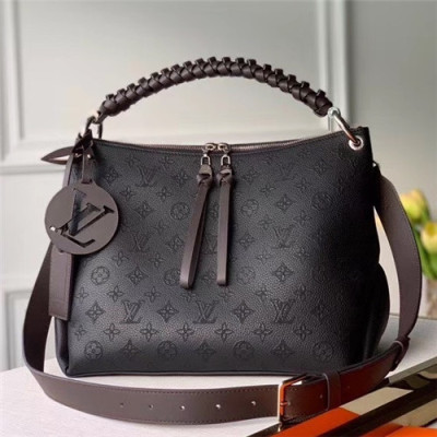 [유니크한]Louis Vuitton 2021 Women's Leather Tote Bag/Shoulder Bag,32cm,M56073,LOUB2395 - 루이비통 2021 여성용 레더 토트백/숄더백,32cm,블랙