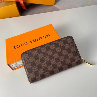 Louis Vuitton 2021 Men's Leather Wallet,19.5cm,LOUWT0515 - 루이비통 2021 남성용 레더 장지갑,19.5cm,브라운