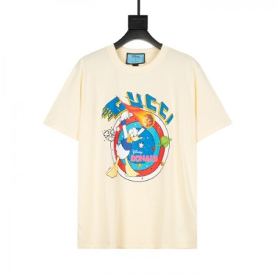 Gucci  Mm/Wm Logo Short Sleeved Tshirts Ivory - 구찌 2021 남/녀 로고 반팔티 Guc03766x Size(xs - l) 아이보리