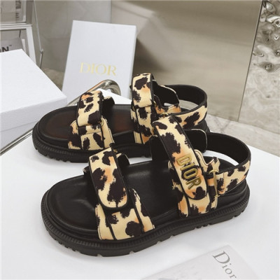 Dior 2021 Women's Leather Sandal,DIOS0401 - 디올 2021 여성용 레더 샌들,Size(225-250),베이지
