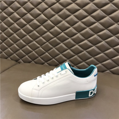 Dolce&Gabbana 2021 Men's Leather Sneakers,DGS0292 - 돌체앤가바나 2021 남성용 레더 스니커즈,Size(240-270),화이트