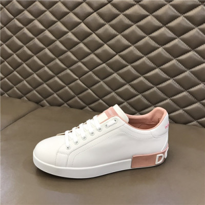 Dolce&Gabbana 2021 Men's Leather Sneakers,DGS0294 - 돌체앤가바나 2021 남성용 레더 스니커즈,Size(240-270),화이트