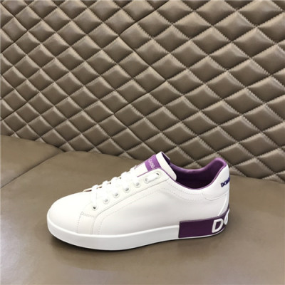 Dolce&Gabbana 2021 Men's Leather Sneakers,DGS0295 - 돌체앤가바나 2021 남성용 레더 스니커즈,Size(240-270),화이트