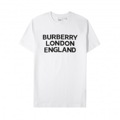 Burberry  Womens Logo Cotton Short Sleeved Tshirts White - 버버리 2021 여성 로고 코튼 반팔티 Bur03888x Size(s - l) 화이트