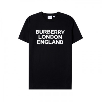 Burberry  Womens Logo Cotton Short Sleeved Tshirts White - 버버리 2021 여성 로고 코튼 반팔티 Bur03889x Size(s - l) 블랙