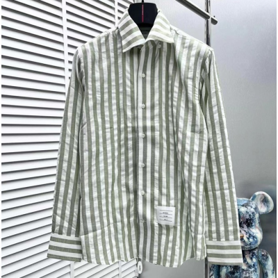 Thom Browne  Mens Strap Tshirts Gray - 톰브라운 2024 남성 스트랩 셔츠 Thom01272x Size(m - 2xl) 그레이