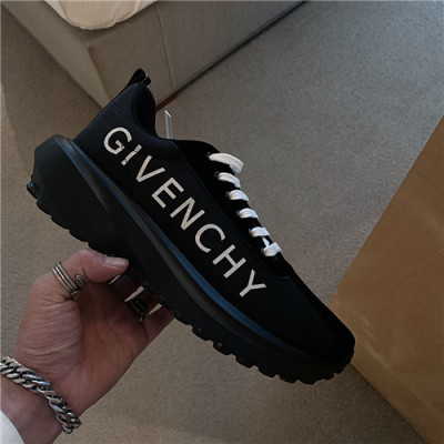 Givenchy 2021 Men's Leather Sneakers,GIVS0168 - 지방시 2021 남성용 레더 스니커즈,Size(240-270),블랙