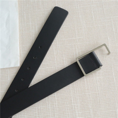Bottega Veneta 2021 Men's Leather Belt,3.5cm,BOTBT0050 - 보테가베네타 2021 남성용 레더 벨트,3.5cm,블랙