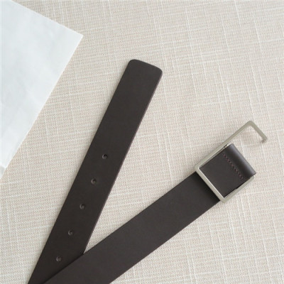 Bottega Veneta 2021 Men's Leather Belt,3.5cm,BOTBT0051 - 보테가베네타 2021 남성용 레더 벨트,3.5cm,브라운