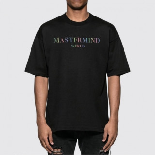 Mastermind Japan  Mens Logo Cotton Short Sleeved Tshirts Black - 마스터마인드 2021 남성 로고 코튼 반팔티 Mas0122x Size(s - 2xl) 블랙