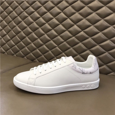 Louis Vuitton 2021 Men's Leather Sneakers,LOUS2097 - 루이비통 2021 남성용 레더 스니커즈,Size(240-270),화이트