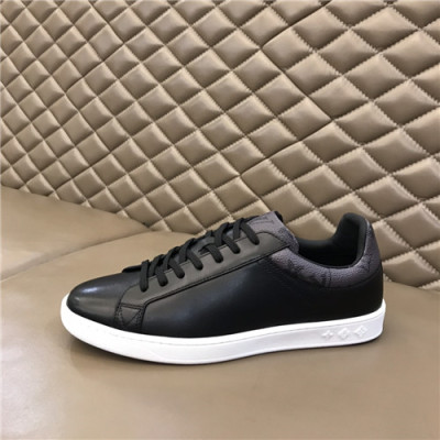 Louis Vuitton 2021 Men's Leather Sneakers,LOUS2099 - 루이비통 2021 남성용 레더 스니커즈,Size(240-270),블랙