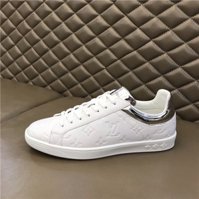Louis Vuitton 2021 Men's Leather Sneakers,LOUS2101 - 루이비통 2021 남성용 레더 스니커즈,Size(240-270),화이트