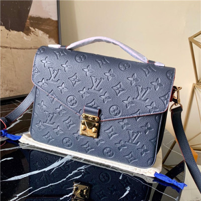 [럭셔리한]Louis Vuitton 2021 Women's Leather Tote Bag/Shoulder Bag,25cm,M41487,LOUB2404 - 루이비통 2021 여성용 레더 토트백/숄더백,25cm,네이비