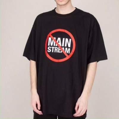 [매장판]Vetements  Mm/Wm Printing Logo Cotton Short Sleeved Oversize Tshirts Black - 베트멍 2021 남/녀 프린팅 로고 코튼 오버사이즈 반팔티 Vet0153x Size(s - xl) 블랙