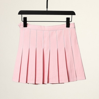 Thom Browne  Womens Classic Cotton Skirts Pink - 톰브라운 2021 여성 클래식 코튼 스커트 Thom01285x Size(0 - 4) 핑크