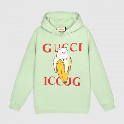 Gucci  Mm/wm Logo Casual Oversize Cotton Hoodie Mint - 구찌 2021 남/녀 로고 캐쥬얼 오버사이즈 코튼 후드티 Guc03797x Size(s - l) 민트