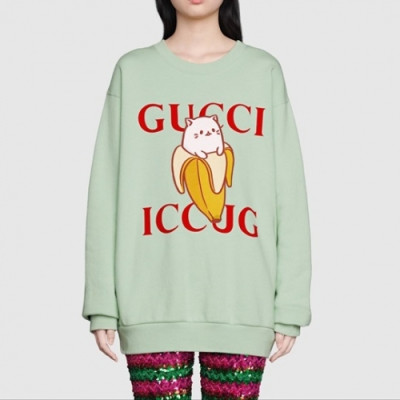 Gucci 2021 Womens  Logo Crew-neck Cotton Tshirts Mint - 구찌 2021 여성  로고 코튼 크루넥 코튼 긴팔티 Guc03799x Size(s - l) 민트