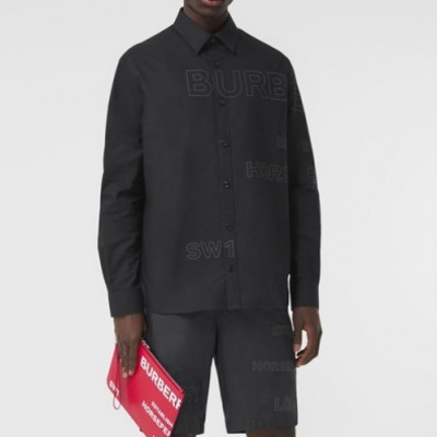 Burberry  Mens Vintage Basic Tshirts - 버버리 2021 남성 빈티지 베이직 셔츠 Bur03998x Size(s - 2xl) 블랙
