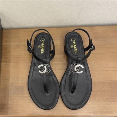 Chanel 2021 Women's Sandal,CHAS0637 - 샤넬 2021 여성용 샌들,Size(225-250),블랙