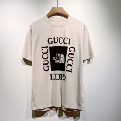 Gucci  Mm/Wm Logo Short Sleeved Tshirts Beige - 구찌 2021 남/녀 로고 반팔티 Guc03806x Size(s - 2xl) 베이지