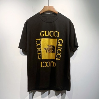 Gucci  Mm/Wm Logo Short Sleeved Tshirts Black - 구찌 2021 남/녀 로고 반팔티 Guc03807x Size(s - 2xl) 블랙