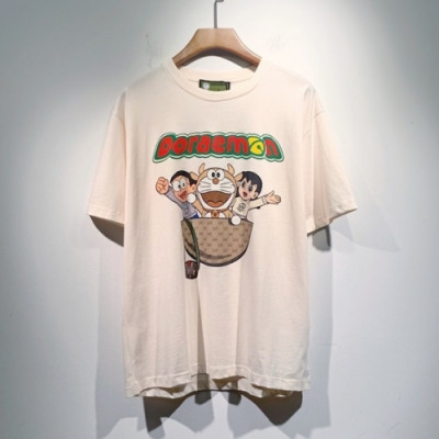 Gucci  Mm/Wm Logo Short Sleeved Tshirts Ivory - 구찌 2021 남/녀 로고 반팔티 Guc03808x Size(s - 2xl) 아이보리