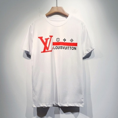 Louis vuitton  Mm/Wm Logo Short Sleeved Tshirts White - 루이비통 2021 남/녀 로고 반팔티 Lou03310x Size(s - 2xl) 화이트