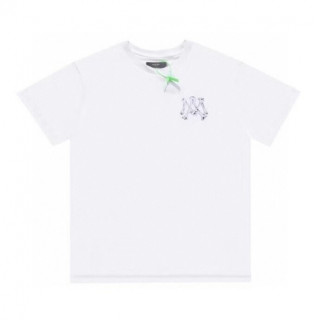 Amiri  Mm/Wm Logo Cotton Short Sleeved Tshirts White - 아미리 2021 남/녀 로고 코튼 반팔티 Ami0225x Size(s - xl) 화이트