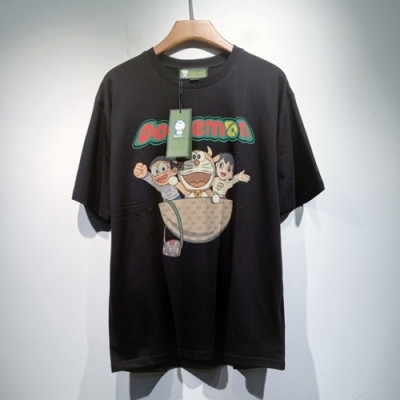 Gucci  Mm/Wm Logo Short Sleeved Tshirts Black - 구찌 2021 남/녀 로고 반팔티 Guc03813x Size(s - 2xl) 블랙
