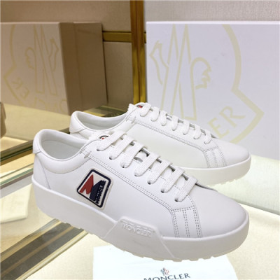 Moncler 2021 Men's Leather Sneakers,MONCS0090 - 몽클레어 2021 남성용 레더 스니커즈,Size(240-270),화이트