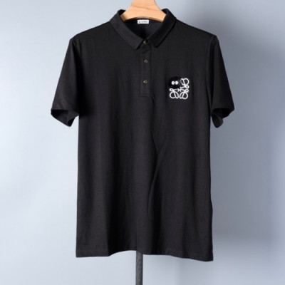 Loewe  Mens Smile Short Sleeved Tshirts Black - 로에베 2021 남성 폴로 반팔티 Loe0449x Size(m - 3xl) 블랙